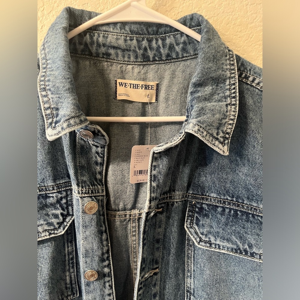 BRAND NEW WITH TAGS, DENIM FREE PEOPLE JUMPSUIT ROMPER
